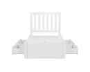 Alton Single Bed - White