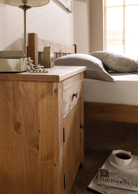 Herbie Bedside Cabinet Pine