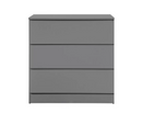 Oakley 3 Drawer Chest- Grey