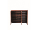 Tall 3 Door Shoe Cabinet-Dark Oak