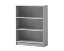 Traditional Low Wide Bookcase-Grey