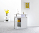 Arctic High Gloss Led Sideboard- White