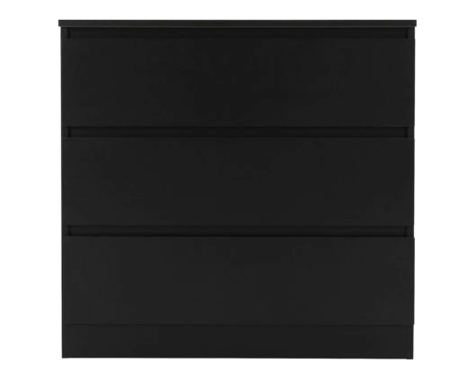 Marcus 3 Drawer Chest - Black