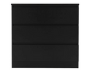 Marcus 3 Drawer Chest - Black