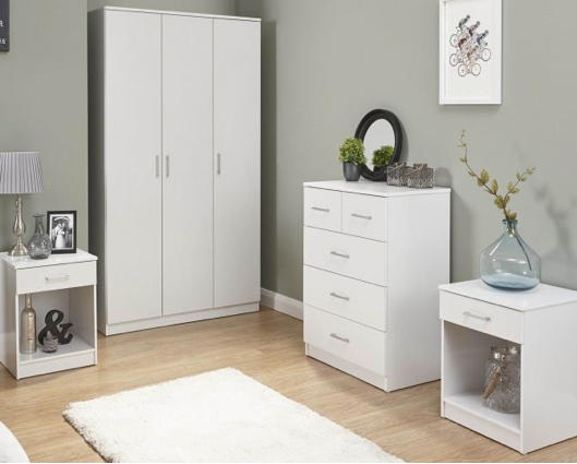 Princeton 4 Piece Bedroom Set-White