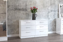 Larz 6 Drawer Chest-White