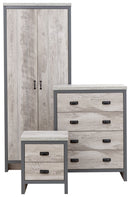 Baxter 3 Piece Bedroom Set-Grey