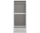 Arlo 2 Door 1 Drawer Wardrobe- White