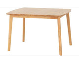 EMERY EXTENDING DINING SET (X4 CHAIRS) - NATURAL OAK EFFECT
