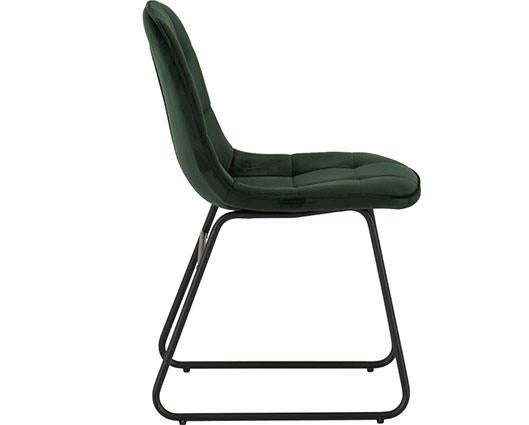 LUKAS DINING CHAIR (X2 PER BOX) - EMERALD GREEN VELVET