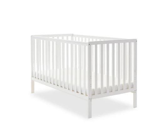 Bantam Cot Bed & Under Drawer - White
