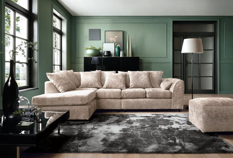Heidi Left Hand Facing Corner Sofa Plus - Cream