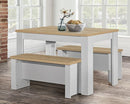 Harper Grey Dining Table & bench set