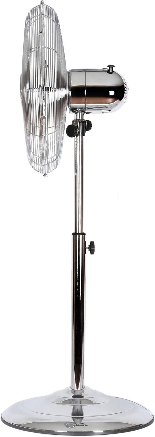 Igenix 16" Chrome Pedestal Fan