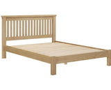 WINDSOR 5' LOW END BED - NATURAL OAK