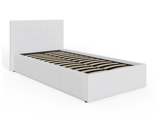 Sage Side Lift Single Ottoman- White