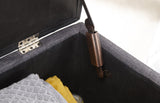 Scorento Ottoman Storage Unit-Charcoal Grey