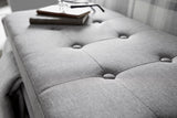 Vanessa Ottoman Bench-Grey