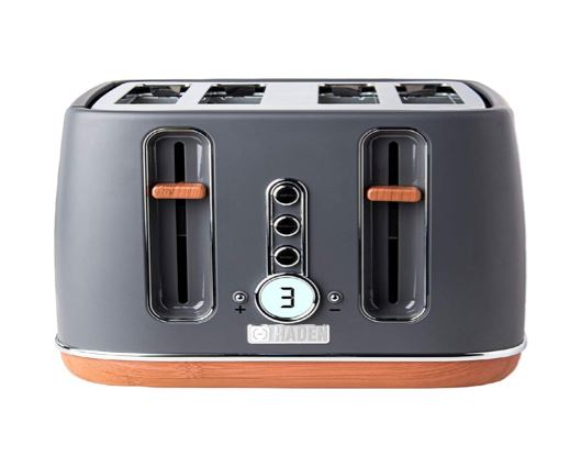 Haden Dorchester 4 Slice Toaster Grey