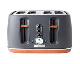 Haden Dorchester 4 Slice Toaster Grey