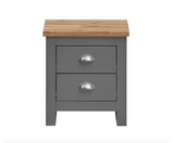 Lincoln 3 Piece Bedroom Set (2 Door Wardrobe, 3+4 Chest, 2 Drawer Bedside)