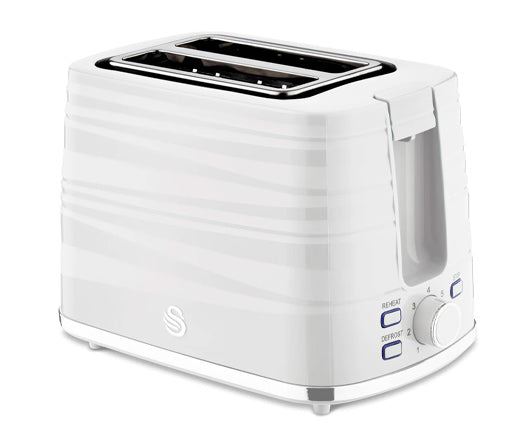Swan Symphony 2 Slice Toaster White