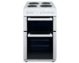Statesman FUSION50W 50cm Twin Cavity Electric Cooker with Solid Plate Hob
