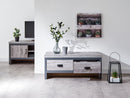 Baxter 2 Drawer Coffee Table-Grey