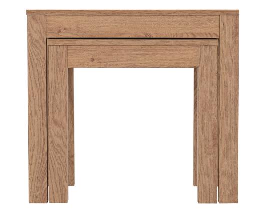 LEON NEST OF 2 TABLES - MEDIUM OAK EFFECT