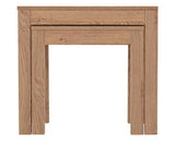 LEON NEST OF 2 TABLES - MEDIUM OAK EFFECT