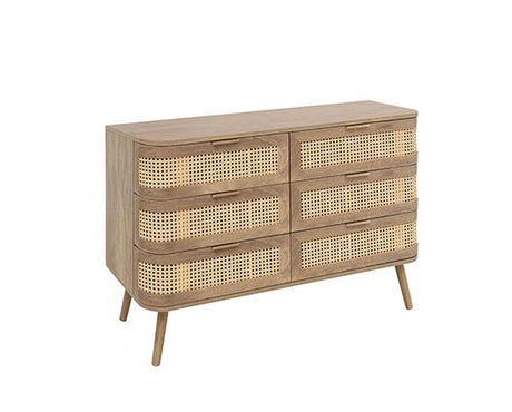 Noah 6 Drawer Chest - Oak