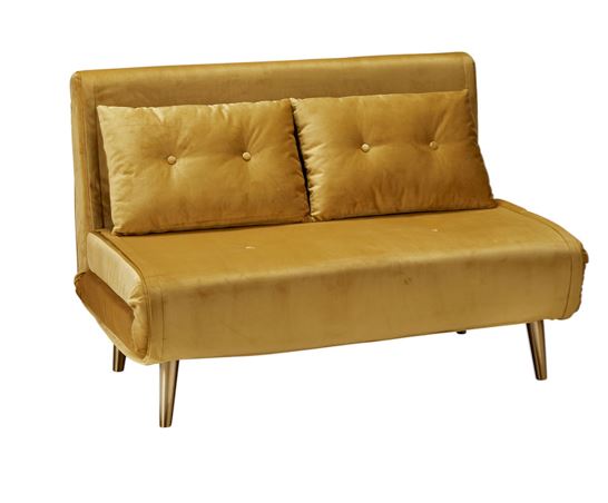 Mila Sofa Bed- Mustard