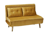 Mila Sofa Bed- Mustard