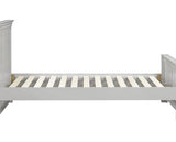 BORDEAUX 4'6" HIGH END BED - PEBBLE GREY