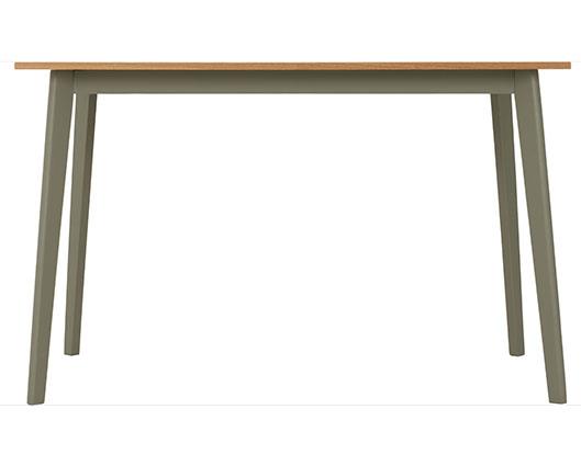 BALFOUR 1+4 DINING SET - SAGE GREEN/OAK EFFECT/MINK MICROSUEDE