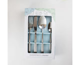 24 Piece Hammered Cutlery Set