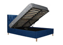 Loxley Small Double Ottoman Bed - Blue