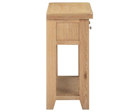WINDSOR 2 DRAWER CONSOLE TABLE - NATURAL OAK