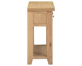 WINDSOR 2 DRAWER CONSOLE TABLE - NATURAL OAK