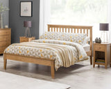 Salerno Shaker Single Oak Bed - Single