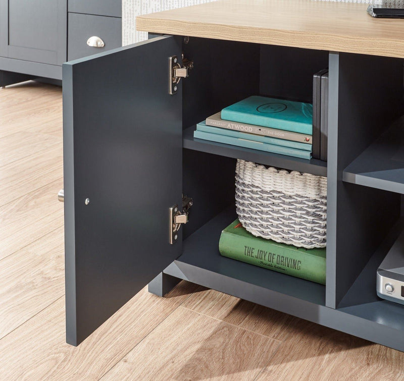 Lachlan Small TV Cabinet-Blue
