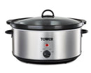Tower 6.5L Slow Cooker Stainless Steel