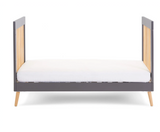 Maura Mini Cot Bed - Slate with Natural