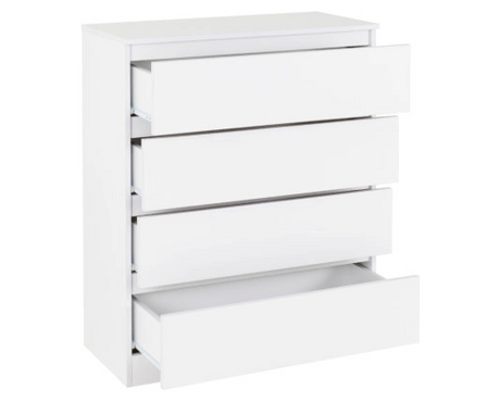 Marcus 4 Drawer Chest - White