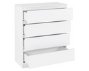 Marcus 4 Drawer Chest - White