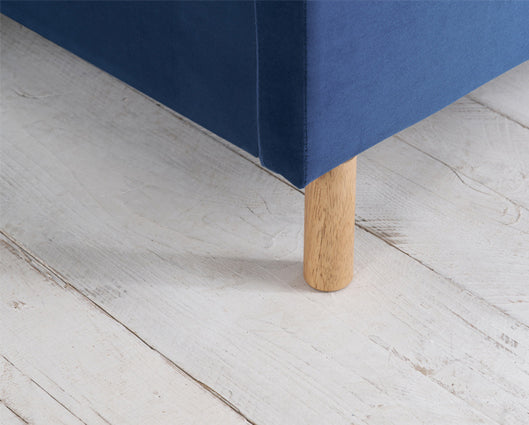 Loxley King Size Bed-Blue