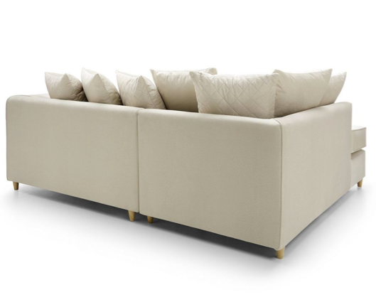 Chevelle Left Hand Facing Corner Sofa - Cream
