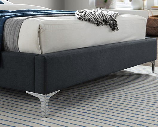 Finch King Bed Charcoal