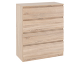 Marcus 4 Drawer Chest - Sonoma Oak Effect