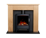 Chessington in Oak with Keston Stove